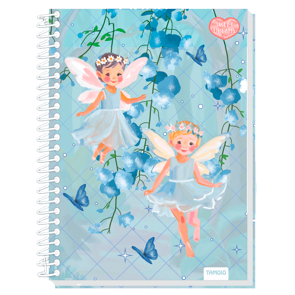 Caderno Universitario 1x1 80 Fls C.D. Tamoio - Sweet Dreams 3